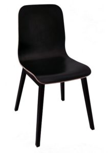 Krzesło nowoczesne czarne AS-1002