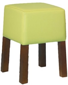 Nowoczesny drewniany stołek tapicerowany BST Cubic 46