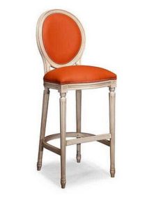 Hoker stylowy tapicerowany BST-1001-V krzesło barowe do baru do kuchni