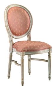Stylowe krzesło sztaplowane do restauracji A-1001-V ST oryginalne włoskie krzesło typu LUDWIK XVI przeznaczone do restauracji