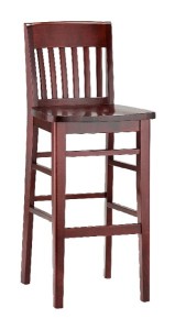Hoker drewniany BST-9418 krzesło barowe typu country