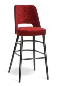 Barowy hoker tapicerowany BSP-0042 krzesło barowe typu BST-1412 fameg Alora