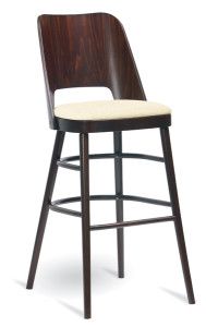 Barowy hoker drewniany BSP-0043 krzesło barowe typu BST-1411 fameg Avola
