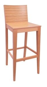 Krzesło barowe BST-0810 drewniany hoker barowy