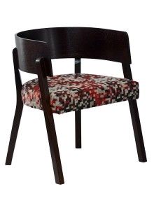 Fotel tapicerowany PIZZO-1-BN