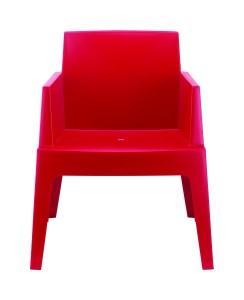 Fotel nowoczesny Boks czerwony