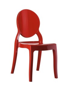 Krzeslo Eliza czerwony
