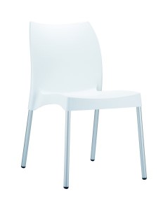 Krzesło nowoczesne białe Viva