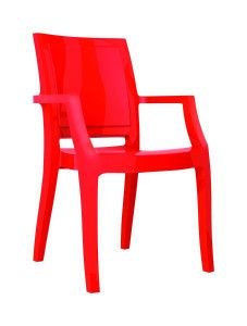 Fotel Artur czrwony