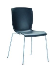Krzesło nowoczesne czarne Miu czarny