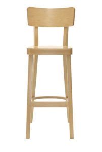 Nowoczesny hoker barowy drewniany BSR-9449 krzesło barowe typu solid fameg