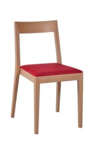 Minimalistyczne krzesło nowoczesne sztaplowane AS-2310 Meble Radomsko do restauracji