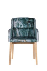 Fotel tapicerowany marmurkowy COMFI-BS