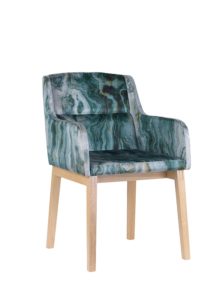 Fotel tapicerowany marmurkowy COMFI-BS