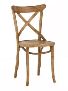 Krzesło drewniane gięte AG-150P Olejowany Antic typu Crossback