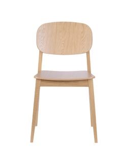 Dębowe krzesło nowoczesne ALLEGRI-AS sztaplowane