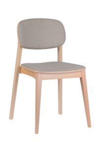 Dębowe sztaplowane krzesło nowoczesne ALLEGRI-AS Meble Radomsko