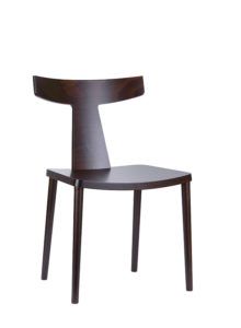 Designerskie krzesło drewniane TIRO AS Kolekcja Mediolan od Meble Radomsko