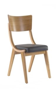 Krzesło o nowoczesnym designie dębowe inna nazwa Skoczek PRL