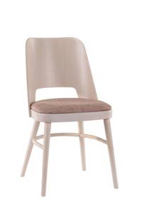 Drewniane krzesło z siedziskiem tapicerowanym AP-0043