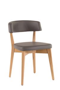 Krzesło nowoczesne szare SITA-A