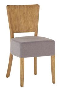 Krzesło drewniane nowoczesne AR-0031-2 Olejowany Antic na buku, krzesła typu TULIP fameg