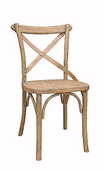 Krzesło drewniane gięte AG-134 Olejowany Antic typu Crossback krzesło z reklam TV