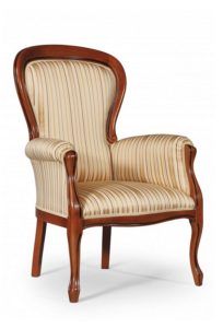 Oryginalny włoski fotel stylowy tapicerowany BW 1002-V