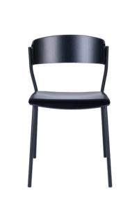 Designerskie krzesło metalowe AS-CAVA-STEEL z kolekcji Mediolan 2020