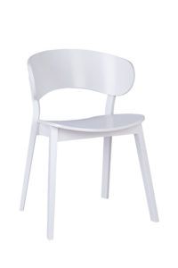 Designerskie krzesło nowoczesne DOMA-AS twarde siedzisko z kolekcji Mediolan 2020 Meble Radomsko
