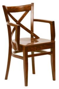 Krzesło restauracyjne stylowe z podłokietnikiem BL-0145