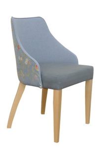 Krzesło stylowe tapicerowane ALUNA AS