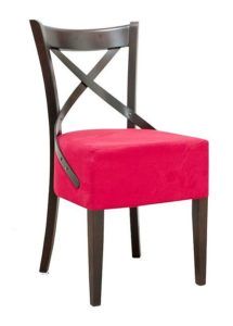 Krzesło drewniane AL-0145-1 typu crossback lub A-9907/2 Bistro 1 fameg lub A-5245 paged