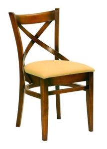 Krzesło drewniane AL-0145 typu crossback lub A-9907/2 Bistro 1 fameg lub A-5245 paged