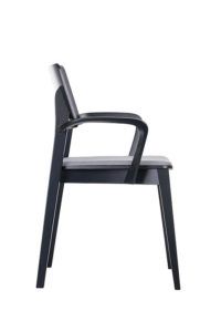 Designerski fotel drewniany ALLEFRI @