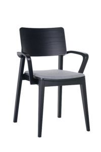 Designerski fotel drewniany ALLEFRI @