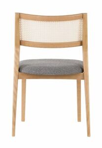 Krzesło nowoczesne z ratanem MALLE