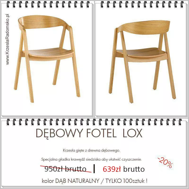 LOX BS Krzesła Radomsko promocja